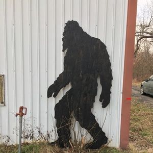 Bigfoot stencil.